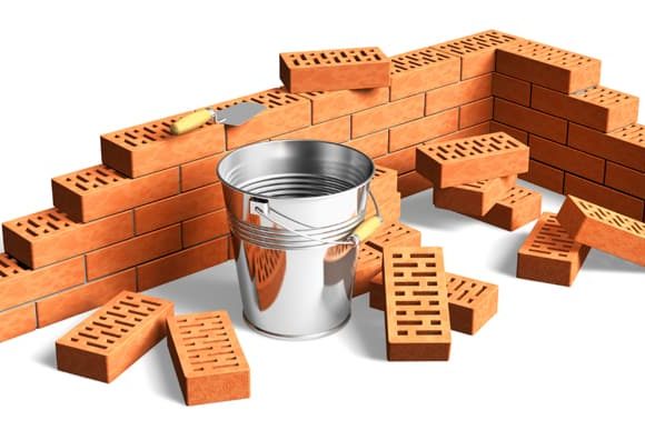 firm_foundation bricks starting a wall
