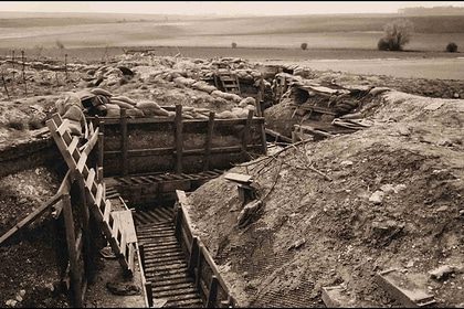 Trenches-2 greyscale empty trenches