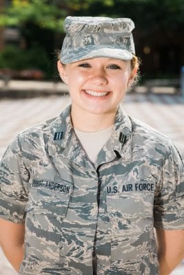 Anderson ROTC Student